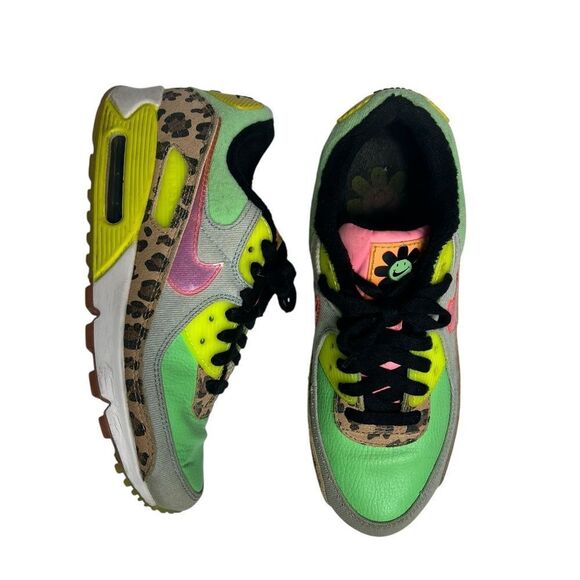 Nike Air Max 90 LX Illusion Dancefloor Green LUX CW3499-300 Women’s Size 8.5 - Picture 10 of 10